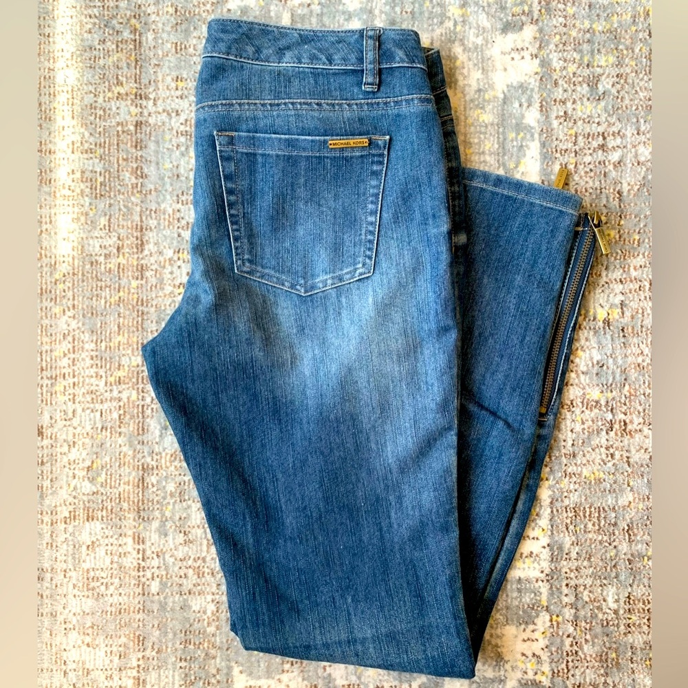 Michael Kors Classic Blue Denim Ankle Jeans